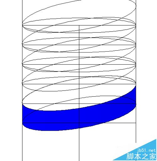 CAD怎么绘制一个螺旋上升的图形?