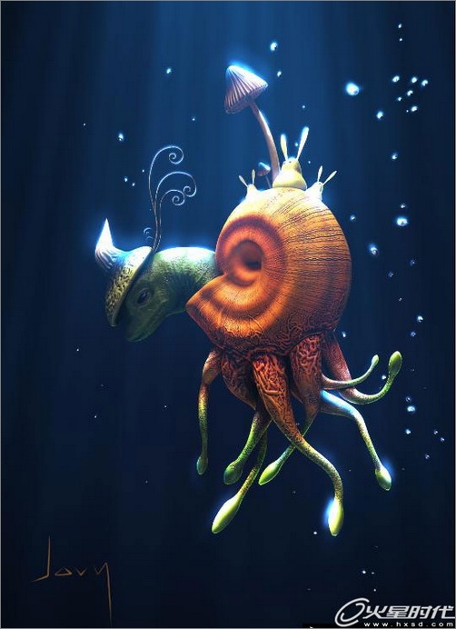 3DsMAX教程:打造逼真的海底光影效果和深海动物
