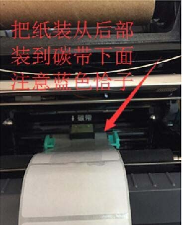 tsc 244plus打印机怎么更换热敏纸?