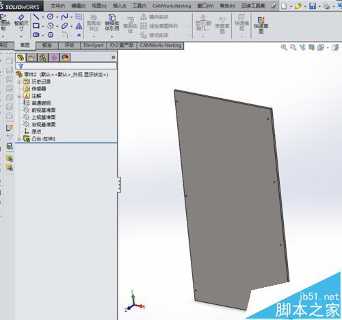 CAD图形怎么导入solidworks并转化为三维模型？