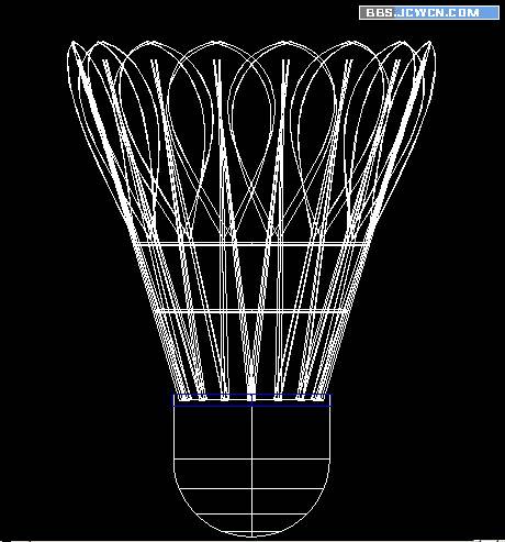 AutoCAD三维建模教程：制作逼真的立体羽毛球