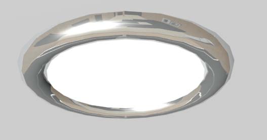 3DsMax怎么绘制灯外缘白色不锈钢金属材质?