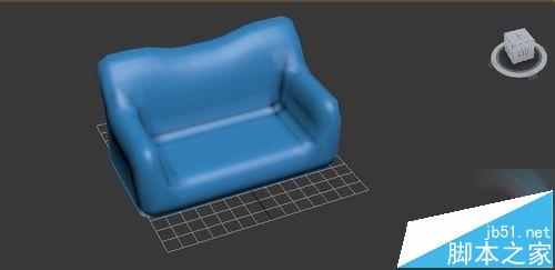 3dMAX怎么制作中间微凹的沙发模型?