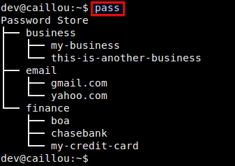 Linux使用密码管理工具pass管理密码的方法