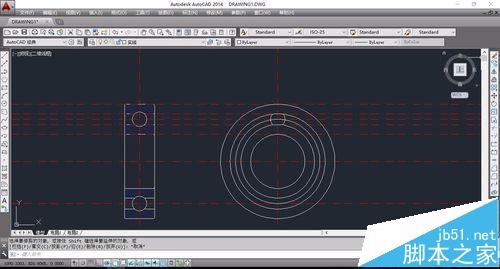 CAD球轴承怎么绘制? CAD画球轴承的教程