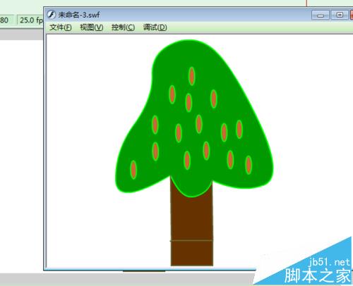 FLASH怎么制作一个砍伐大树的动画?