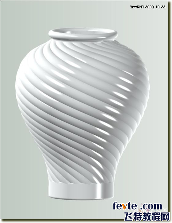 AutoCAD三维建模教程：通过陶罐建模实例解析螺旋体的制作方法