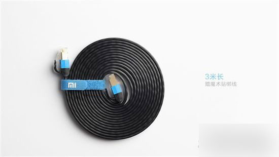 小米新版千兆网线发布 3米长度版售价为19.9元