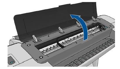 惠普Designjet Z5600打印机清洁打印头墨滴检测器的方法