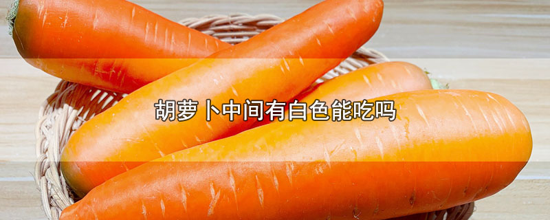 胡萝卜中间有白色能吃吗