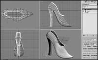 3D Studio MAX制作高跟鞋教程