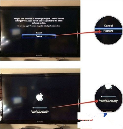 怎样能恢复Apple TV出厂设置