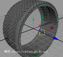 Maya Nurbs 建模命令制作汽车轮胎