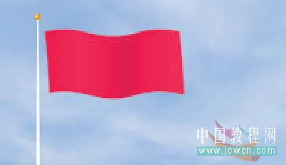 Flash cs3运用遮罩鼠绘飘扬的红旗帜