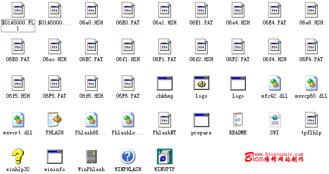 IBM系列笔记本BIOS文件分离分析
