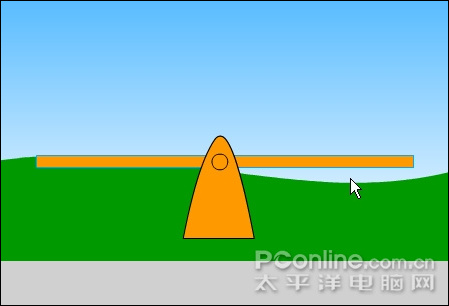 Flash设计制作可爱的小兔子跷跷板动画实例教程