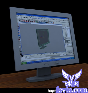 Maya建模:LCD显示器建模教程
