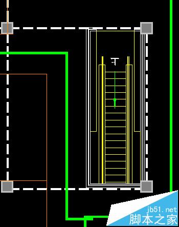 cad电梯怎么区分单跑/双跑/踏梯/坡梯及走向?
