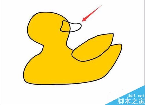 flash制作一只可爱的卡通小黄鸭