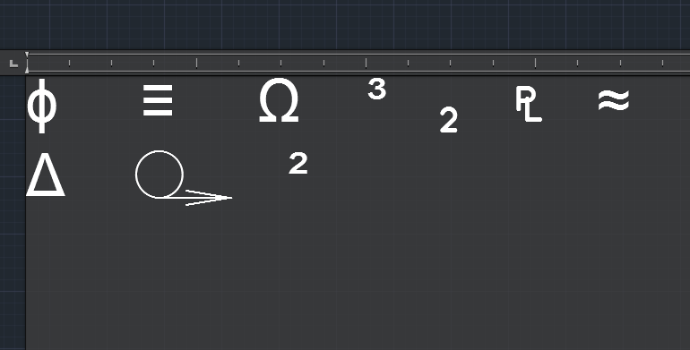 CAD图纸中怎么输入特殊符号?
