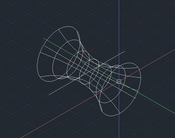 cad怎么绘制空间双曲面图形?