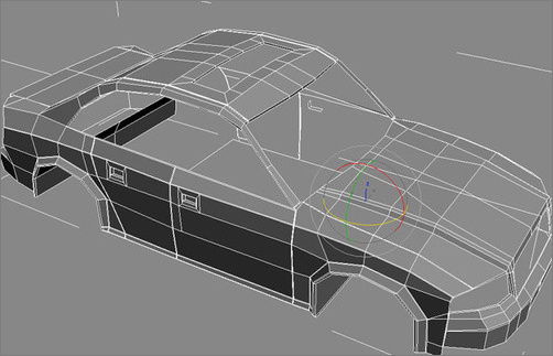 3DMAX十六个关键的步骤制作汽车建模