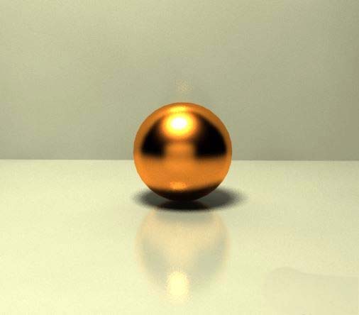 3dmax怎么给圆球添加黄金材质? 3dmax黄金材质参数设置方法