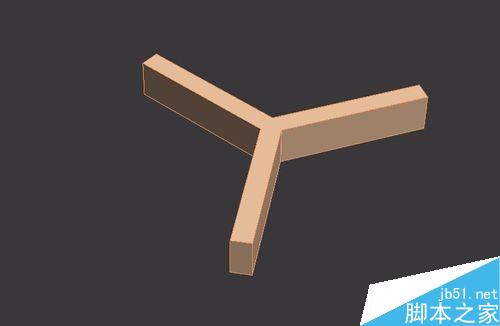 3DMax打造桌子面板下的三角形工业标准件
