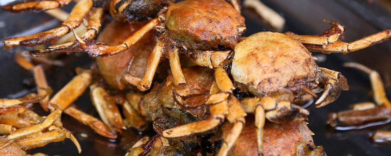 油炸小螃蟹怎么做好吃