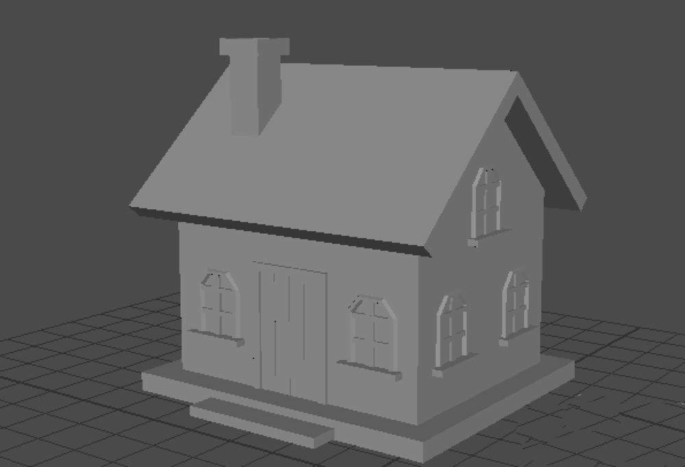 Maya怎么建模一座漂亮的小房子模型?