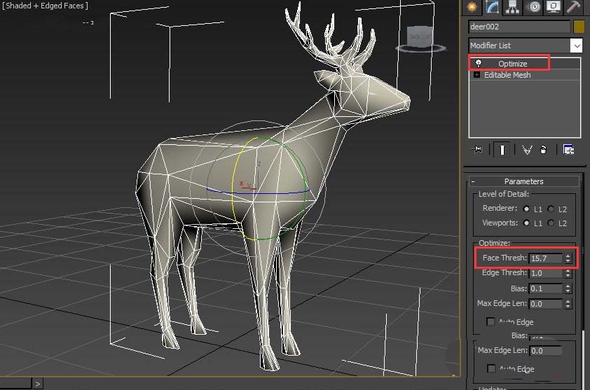 3dMax怎么制作网格麋鹿模型?