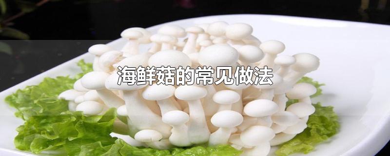 海鲜菇的常见做法