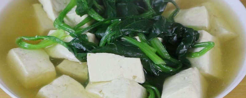 豆腐和菠菜能一起吃吗?