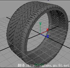 Maya Nurbs 建模命令制作汽车轮胎