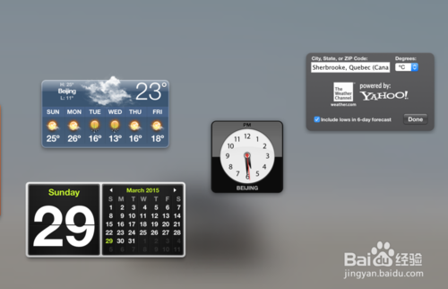 了解世界各地天气情况 Macbook设置电脑天气小工具