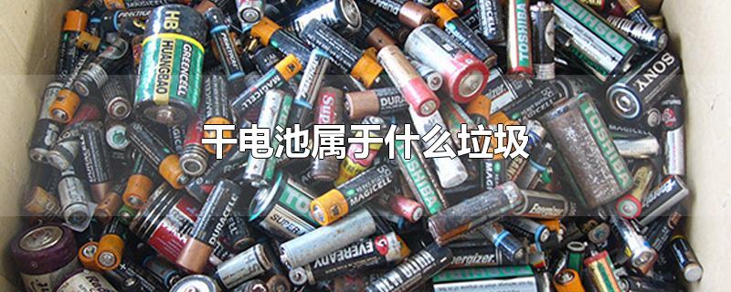 干电池属于什么垃圾
