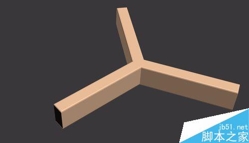 3DMax打造桌子面板下的三角形工业标准件
