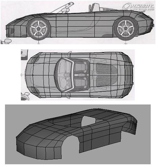 MAYA打造超酷逼真的保时捷GT-卡雷拉模型