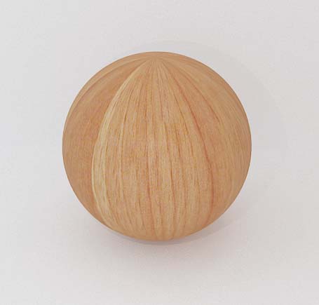 3DSMax怎么制作亮木材质的球体?