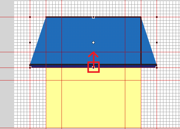 FlashCS6绘制的屋顶矢量图怎么拼合?
