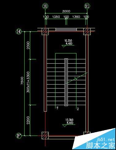 CAD怎么绘制室内楼梯的平面图?