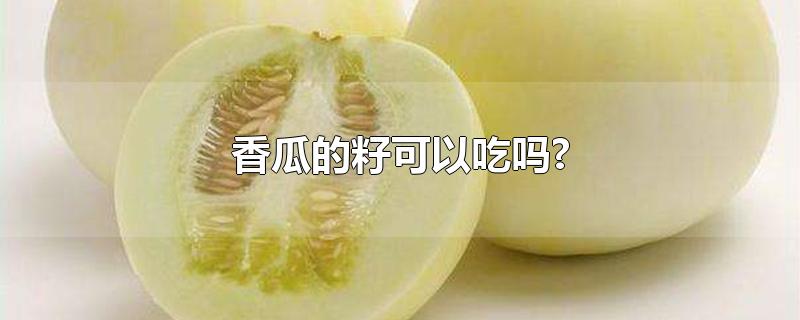 香瓜的籽可以吃吗?