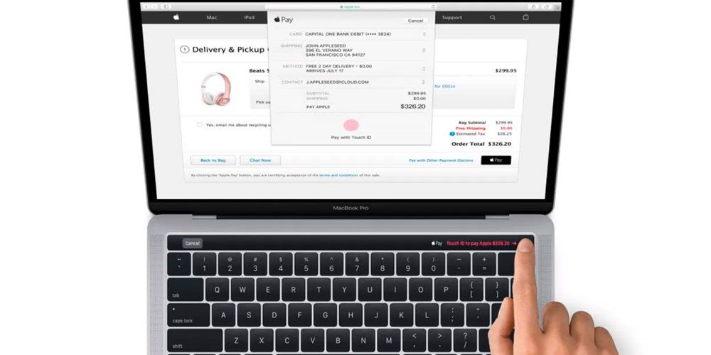 苹果全新MacBook Pro上添加指纹和银行卡的使用教程