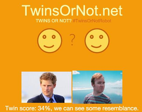 微软新网站Twinsornot可测双胞胎：王自如和刘翔亮了