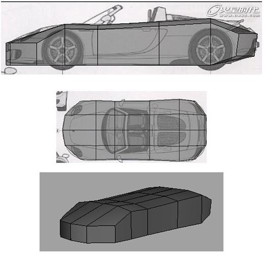 MAYA打造超酷逼真的保时捷GT-卡雷拉模型