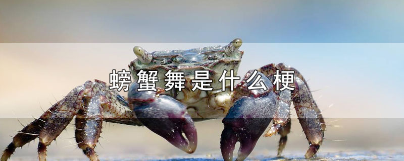 螃蟹舞是什么梗