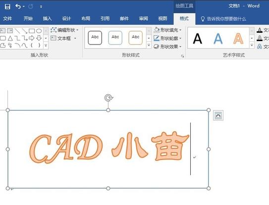 CAD怎么利用word获取文字轮廓线?