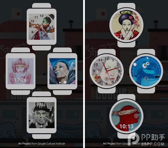 Android Wear首款街头艺术系列表盘应用上架Google Play