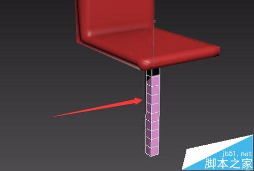 3dsmax怎么制作红色靠背的椅子?