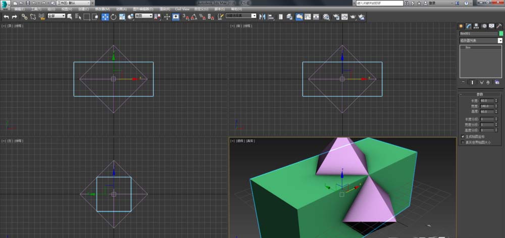 3dmax怎么绘制菱形十二面体模型?